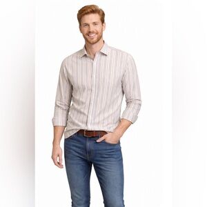 Ptp 24” Tommy Bahama Men's Striped Shirt - Blue and Orange